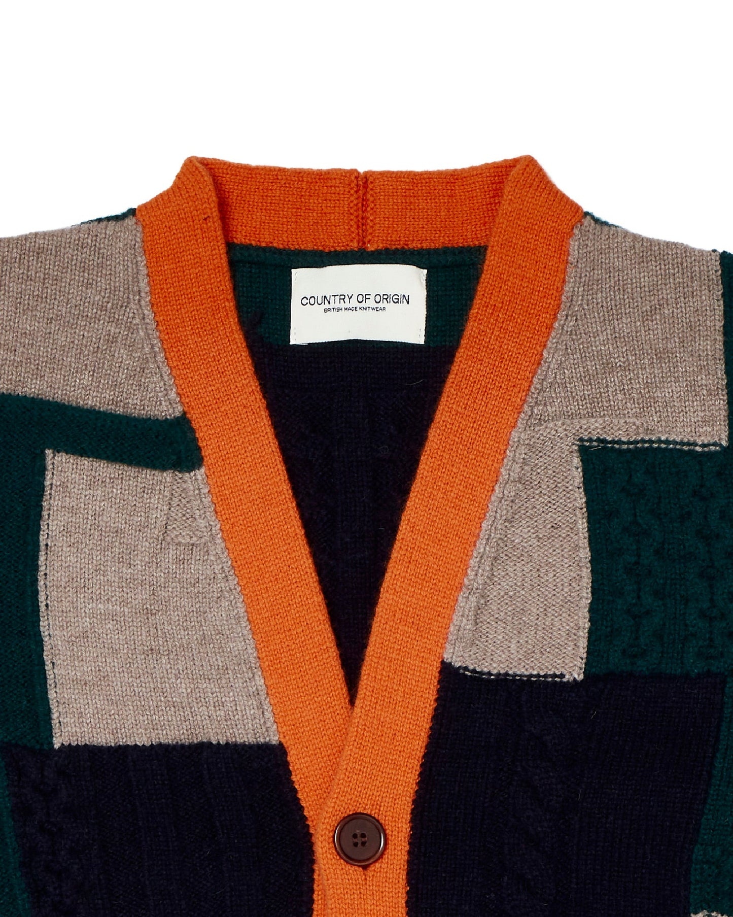 Intarsia Cable Cardi