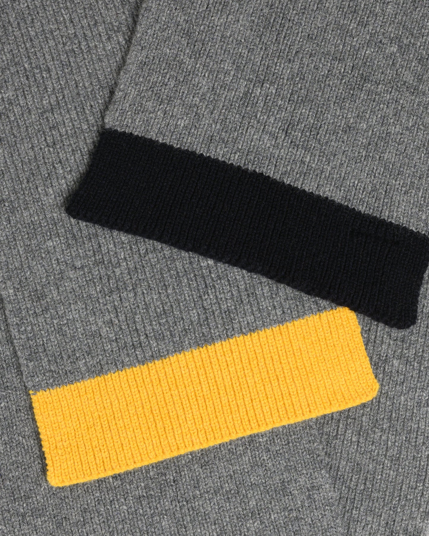Contrast Tip Lambswool Scarf
