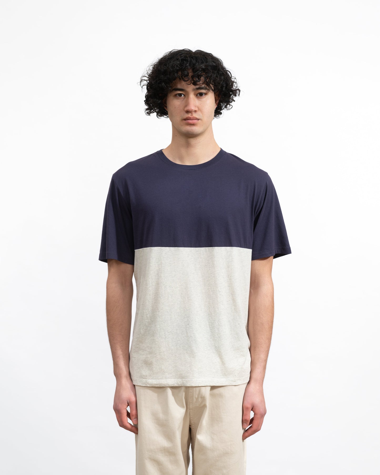 C.O.O x P.J — Navy Half Tee