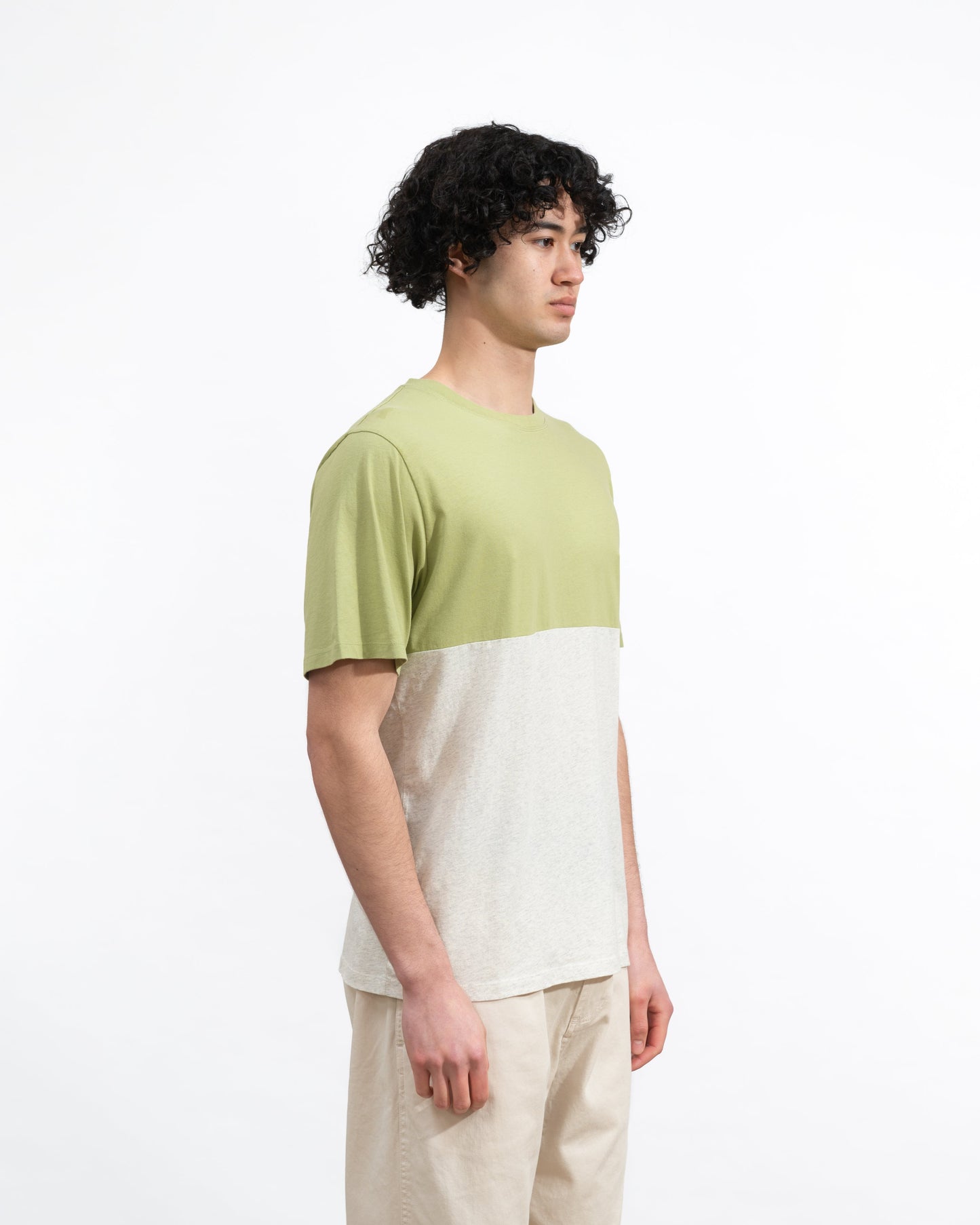 C.O.O x P.J — Olive Half Tee